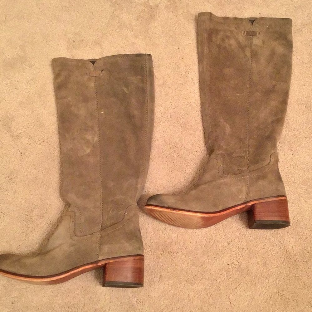 Diba True Wind Reder Rider Suede Riding Boots - Picture 2 of 6